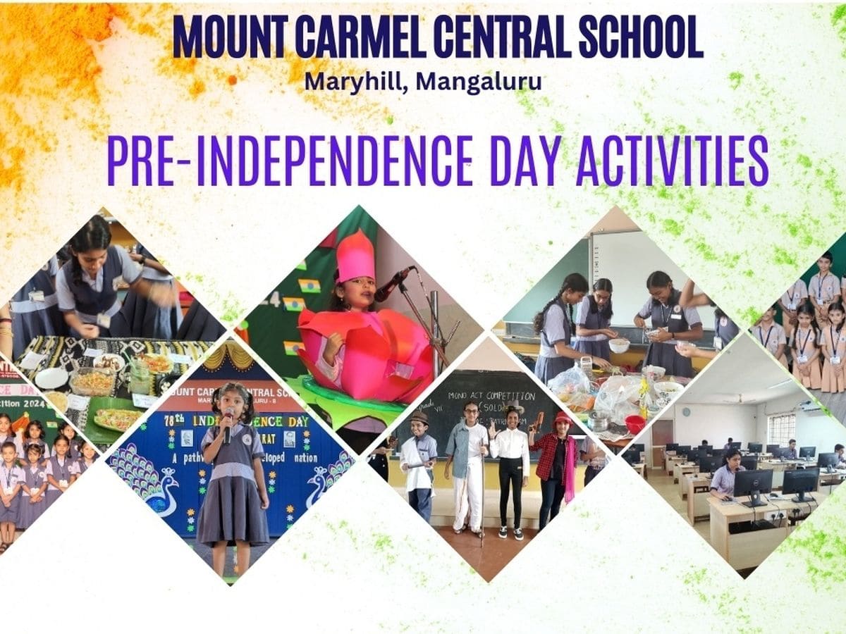 Our School Campus radiated Patriotism with Pre-Independence Day activities