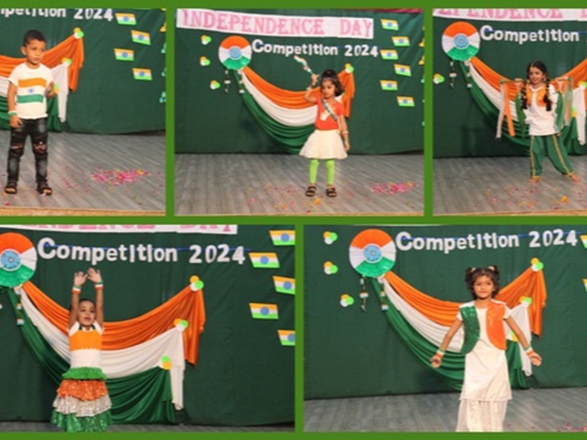 Our Tiny Patriots of LKG set a perfect tone for I-Day Celebrations