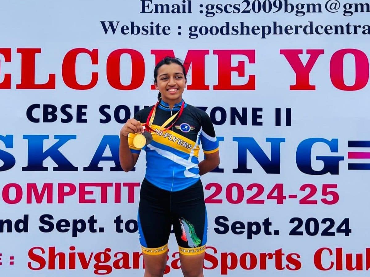 Jesnia Correa Triumphs at CBSE South Zone Roller Skating Championship