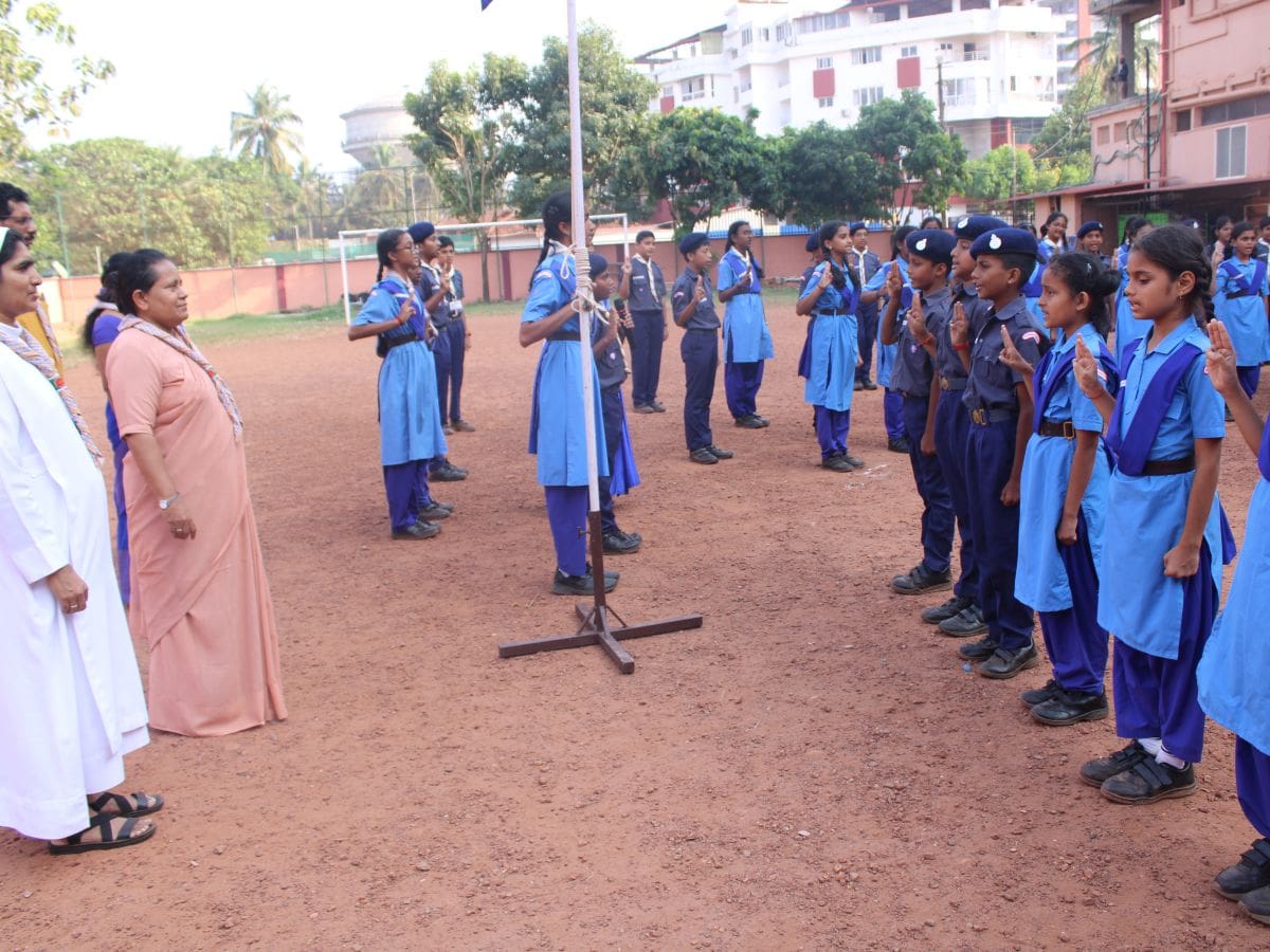 Investiture Ceremony held for our Sub Junior Scouts and Guides