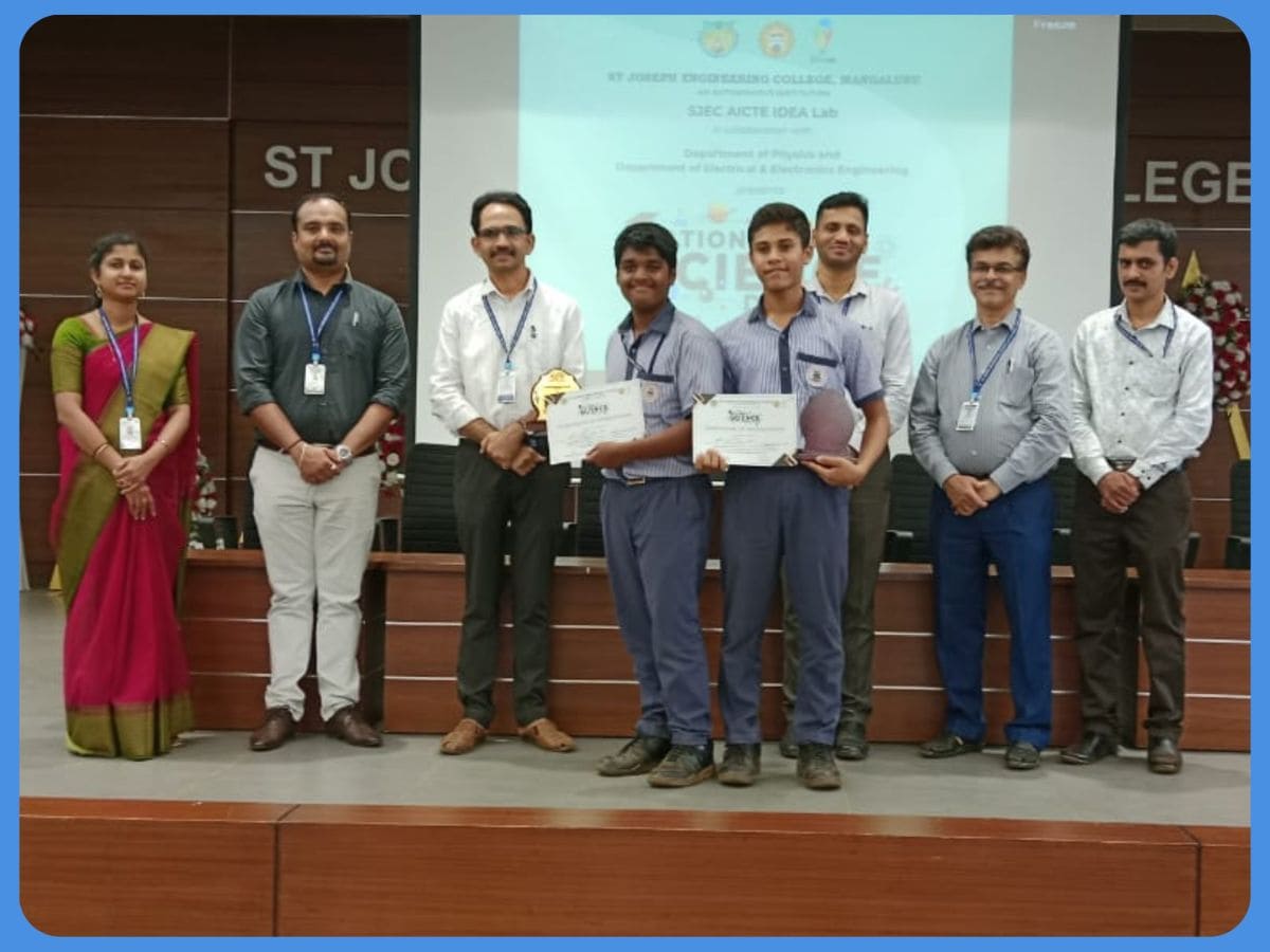 Our Students Shine at SJEC National Science Day Competitions